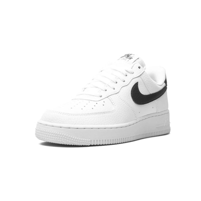 Nike Air Force 1 Low '07 White Black Pebbled Leather