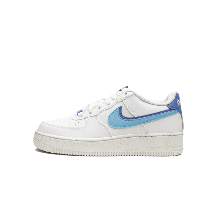 Nike Air Force 1 Low 82 Double Swoosh Biały Średni Niebieski (GS)