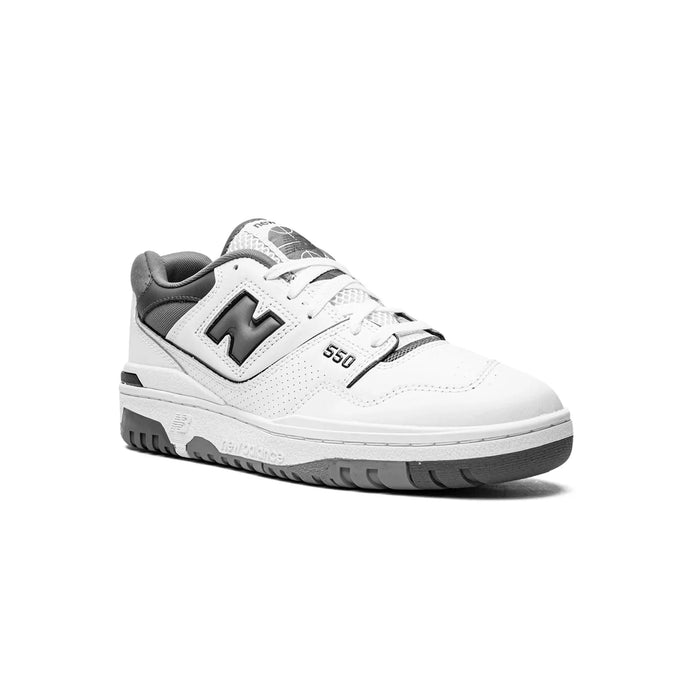 New Balance 550 alb gri gri închis