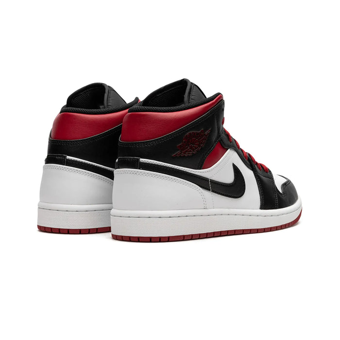 Jordan 1 Mid Gym Czerwone Czarne Palce