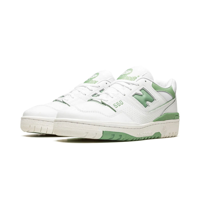 New Balance 550 alb verde mentă