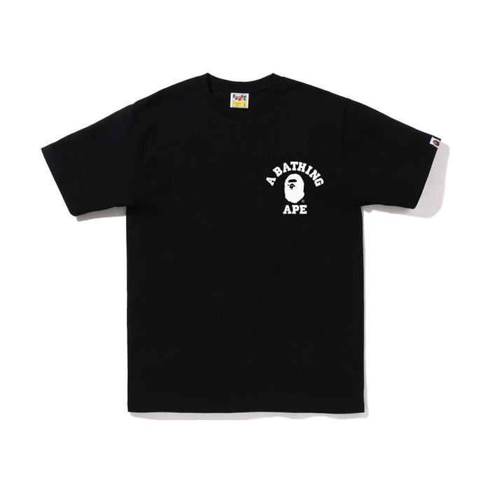 BAPE Bicolor College ATS Tee Black