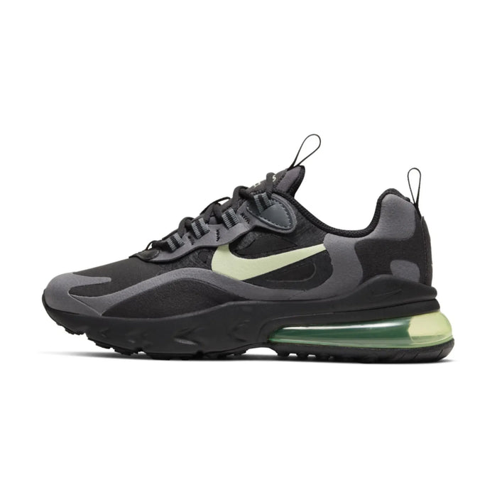 Nike Air Max 270 React Czarny Barely Volt (GS)