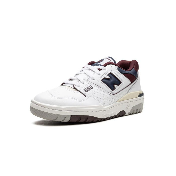 New Balance 550 Biały Granatowy NB Burgundowy