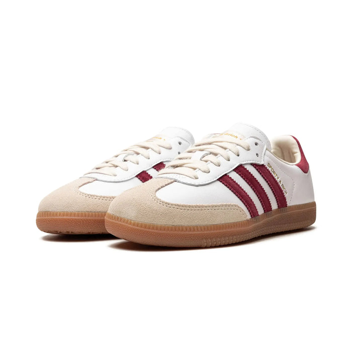 adidas Samba Sports &amp; Rich White Collegiate Burgund