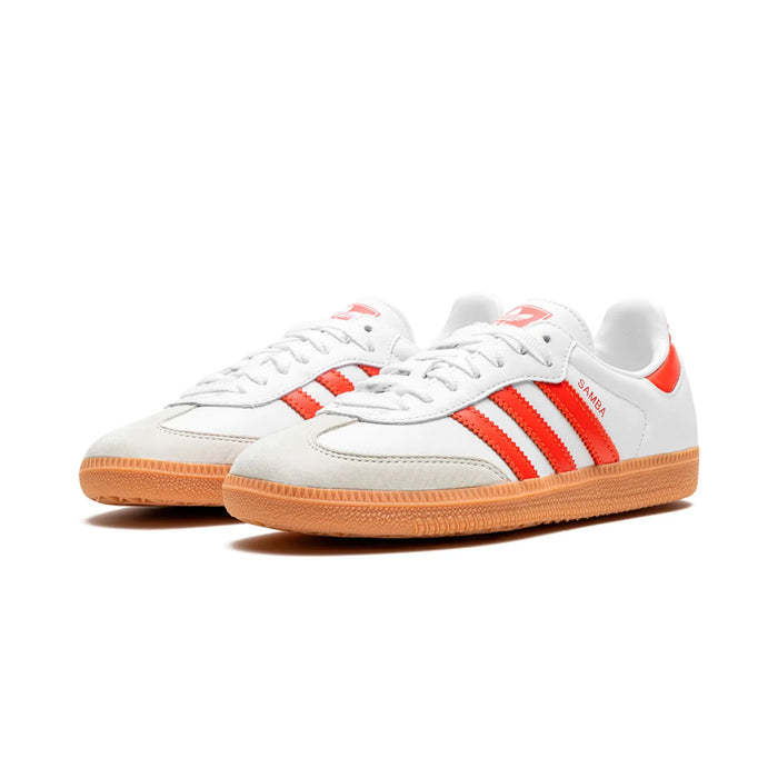 Adidas Samba OG White Solar Red Gum (damskie)