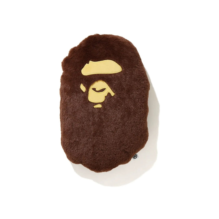 BAPE Ape Head Cushion Brown