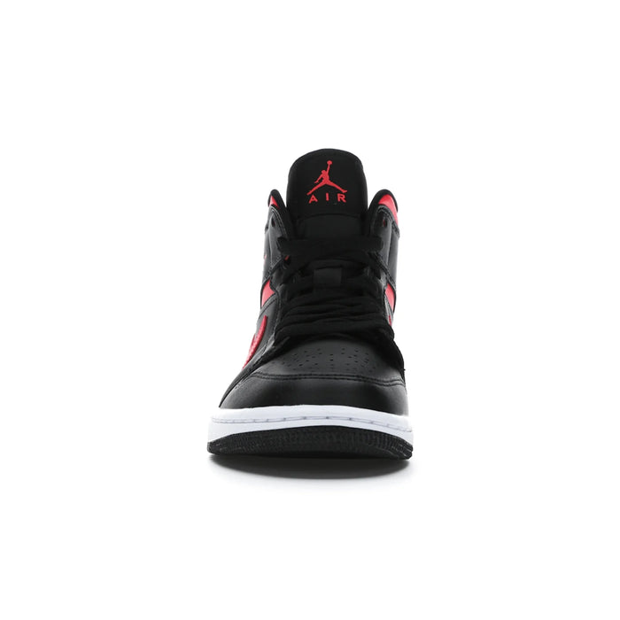 Jordan 1 Mid Black Siren Red (Women's)