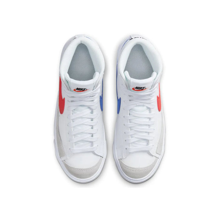 Nike Blazer Mid 77 White Blue Red (GS)