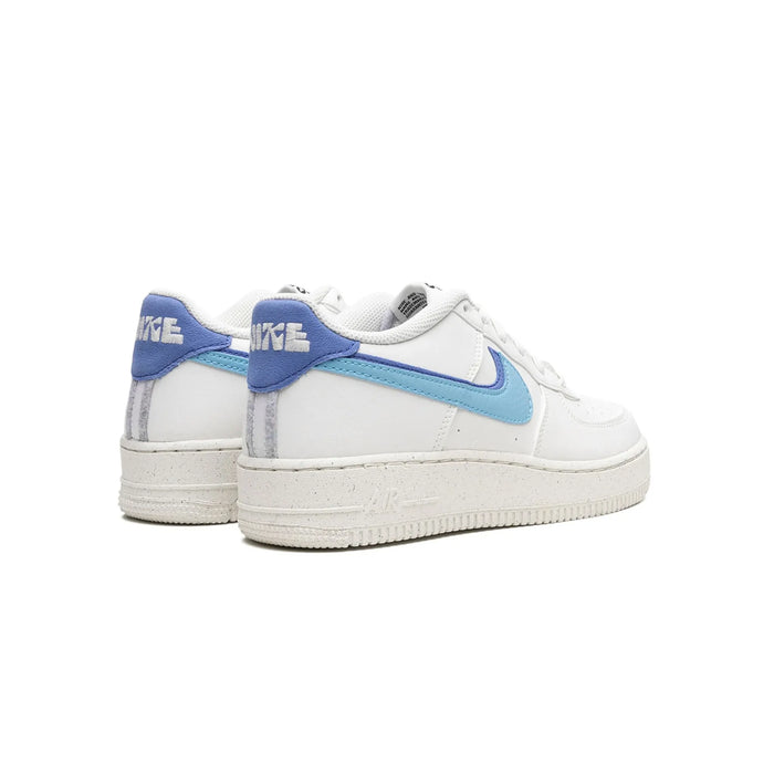 Nike Air Force 1 Low 82 Double Swoosh Alb Mediu Albastru (GS)