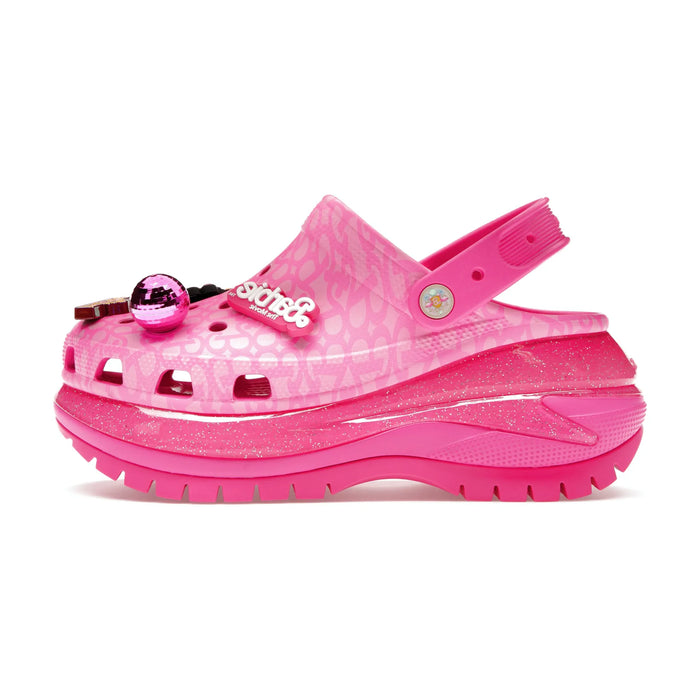 Crocs Classic Mega Crush Clog Barbie The Movie Electric Pink