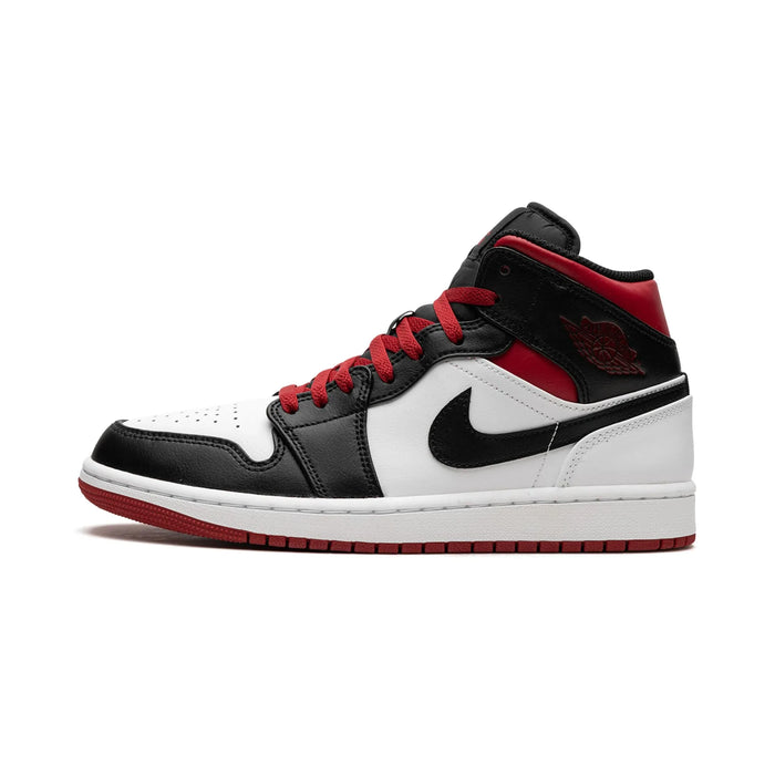 Jordan 1 Mid Gym Czerwone Czarne Palce