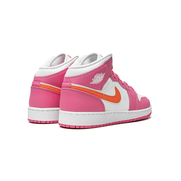 Jordan 1 Mid Pinksicle Safety Orange (GS)