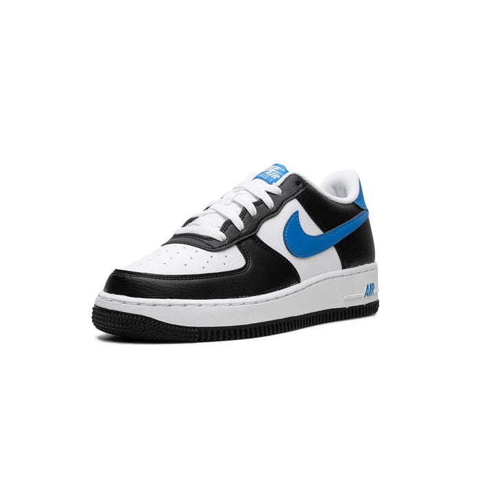 Nike Air Force 1 Low Alb Negru Light Photo Blue (GS)