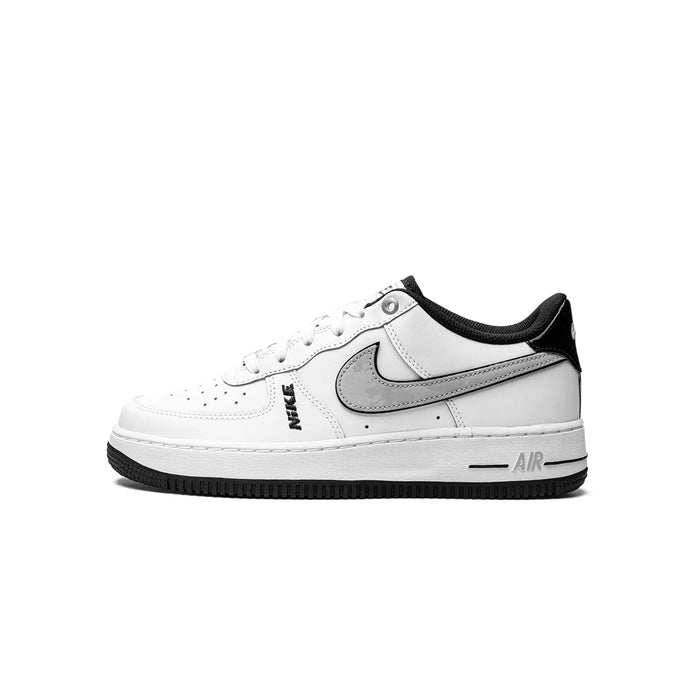 Nike Air Force 1 Low LV8 Biały Wilk Szary Czarny (GS)