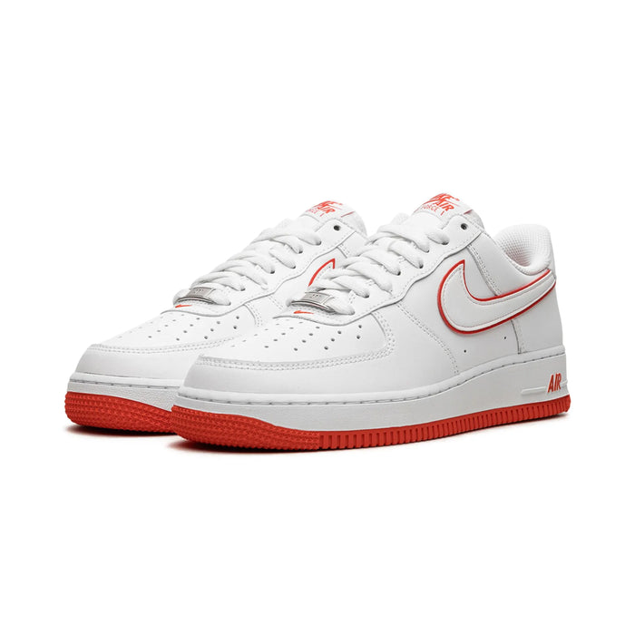 Nike Air Force 1 Low '07 Biały Picante Czerwony