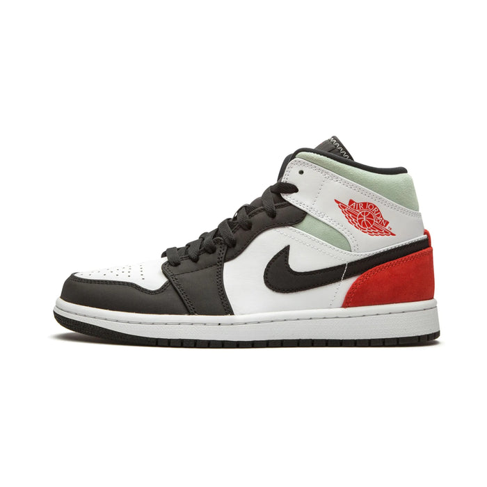 Jordan 1 Mid SE Czerwone Czarne Palce