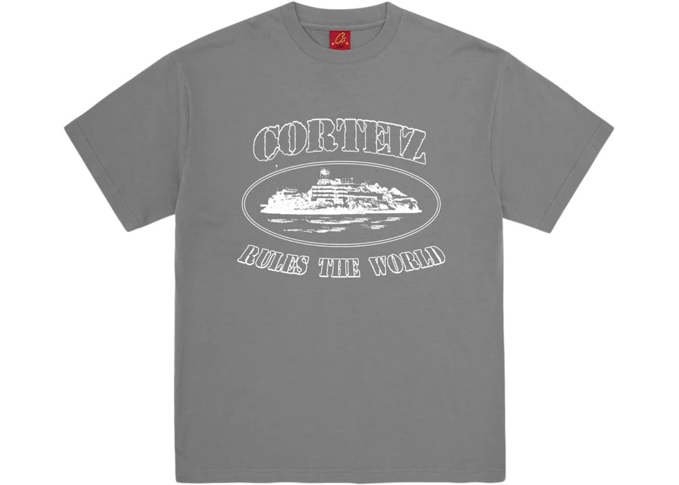 Corteiz OG Alcatraz Tee Gully Grey