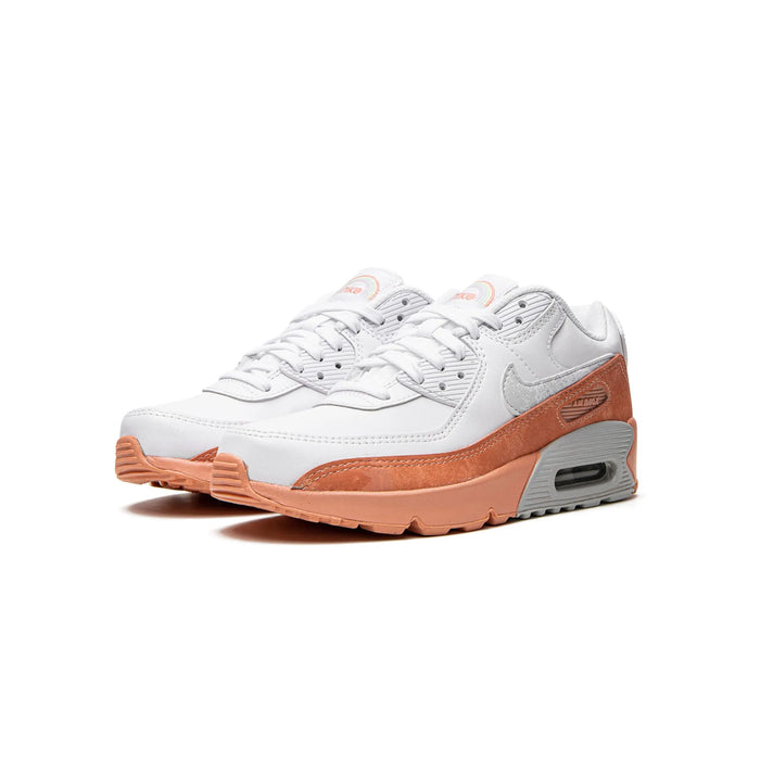 Nike Air Max 90 Skórzany Tęczowy Łosoś (GS)