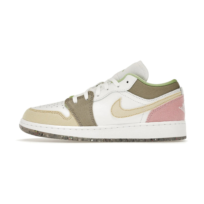 Jordan 1 Low Pastel Grind Vivid Green (GS)