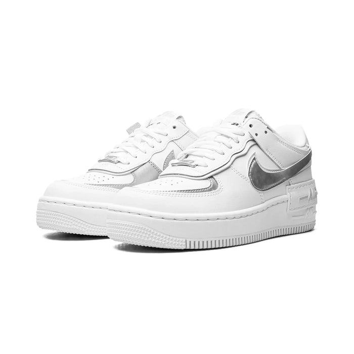 Nike Air Force 1 Low Shadow White Pure Platinum Metallic Silver (Femei)