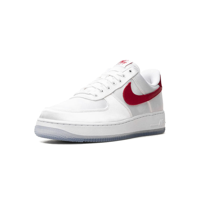 Nike Air Force 1 Low '07 Satin White Varsity Red (damskie)