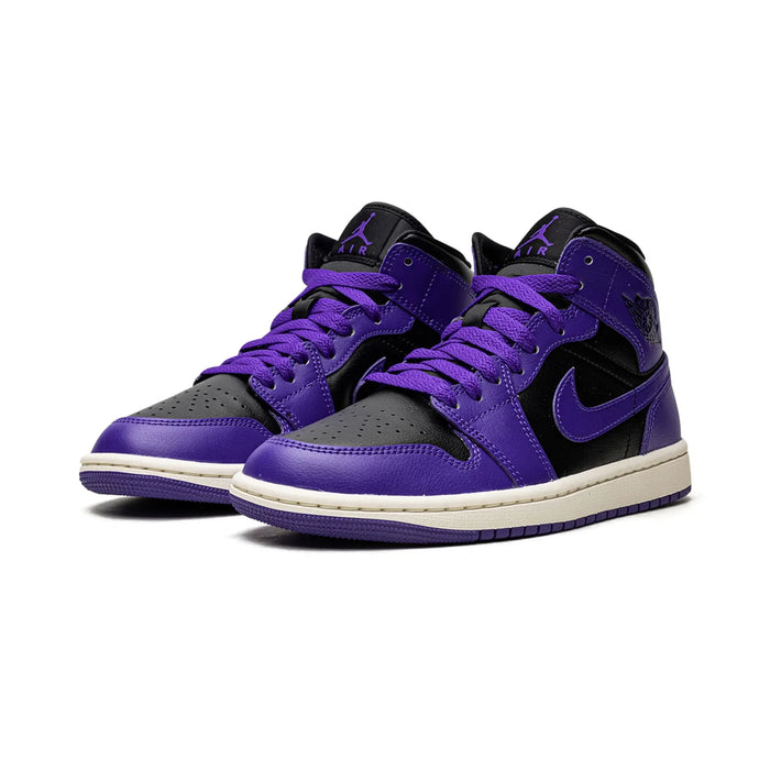 Jordan 1 Mid Purple Black (Women's)