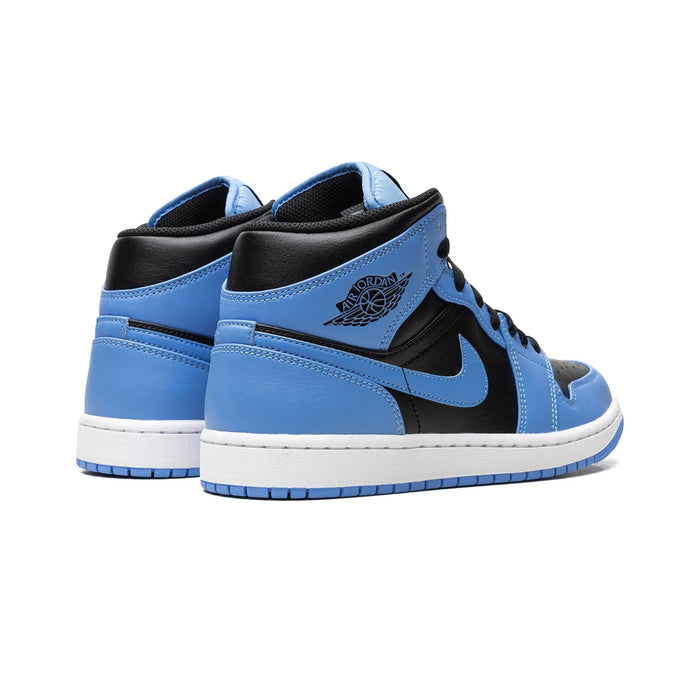 Jordan 1 Mid University Blue Black