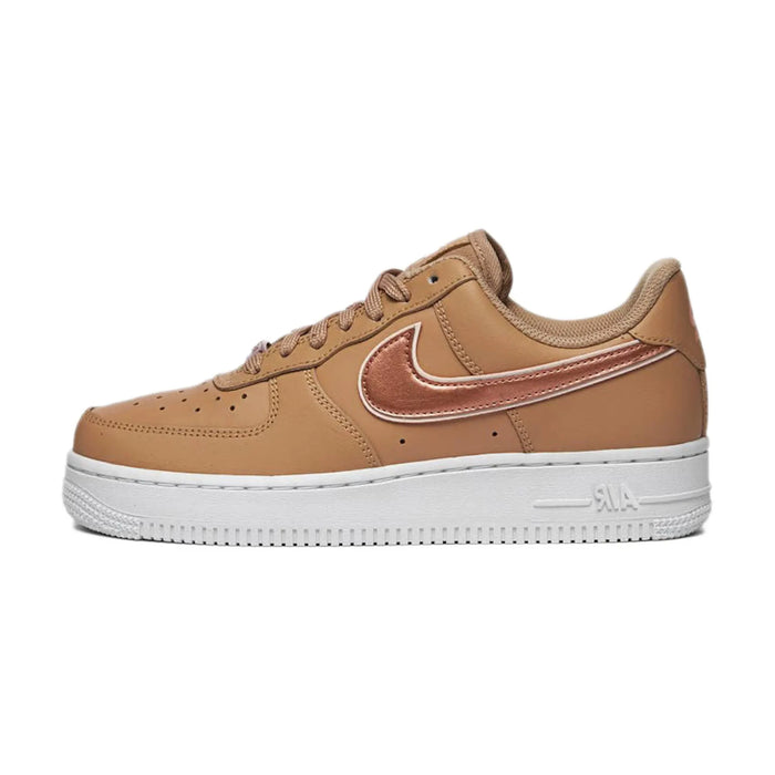 Nike Air Force 1 '07 Tan Metallic Rose Gold (femei)