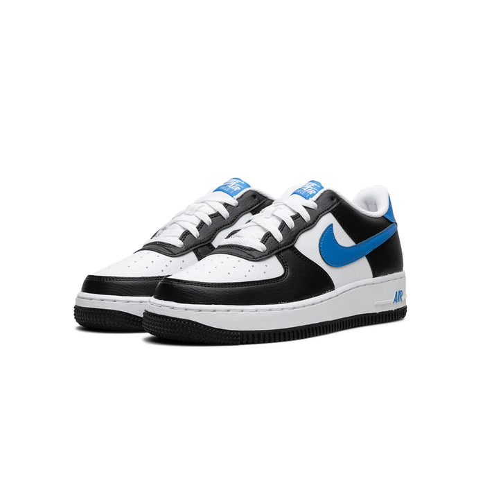 Nike Air Force 1 Low Alb Negru Light Photo Blue (GS)