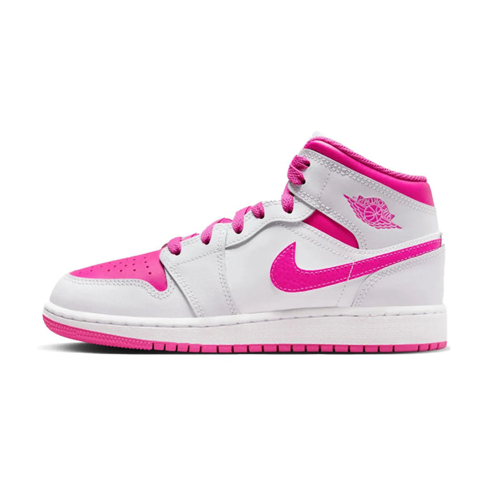 Jordan 1 Mid Fire Pink (GS)