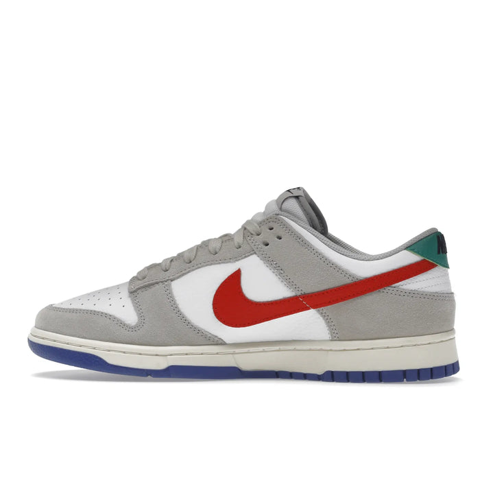 Nike Dunk Low Light Iron Ore Czerwony Niebieski