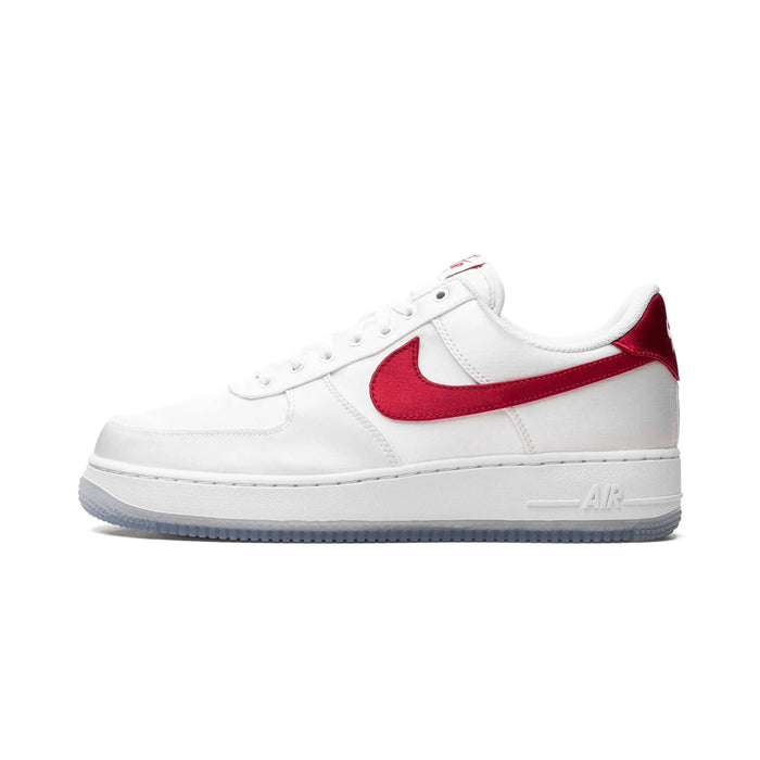 Nike Air Force 1 Low '07 Satin White Varsity Red (damskie)