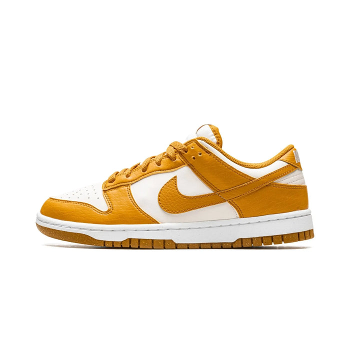 Nike Dunk Low Next Nature Phantom Gold Suede (femei)