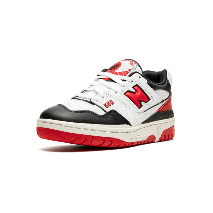 New Balance 550 Biały Czerwony Czarny