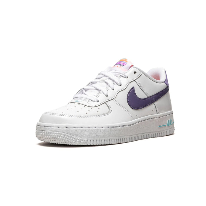 Nike Air Force 1 Low LV8 White Dark Purple (GS)