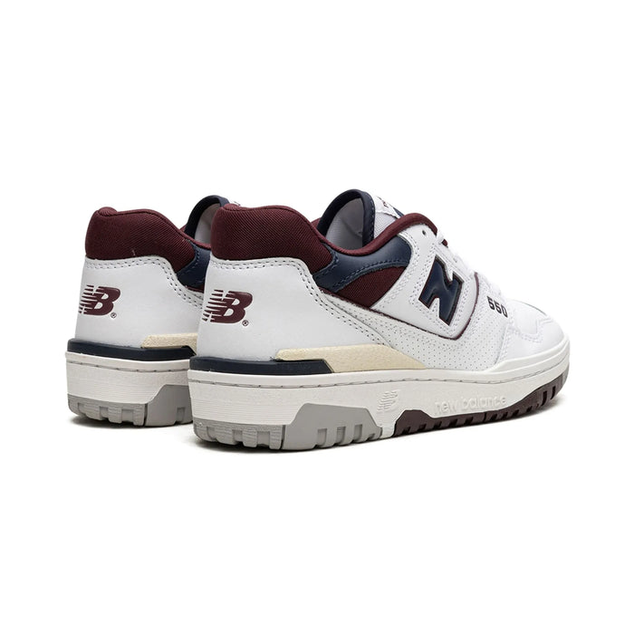 New Balance 550 Biały Granatowy NB Burgundowy