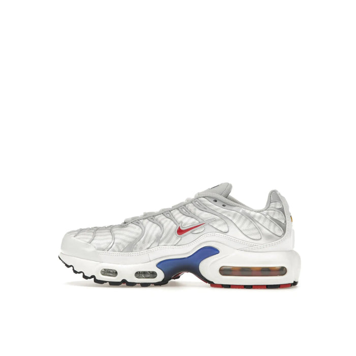 Nike Air Max Plus Biały Uniwersytecki Czerwony (GS)