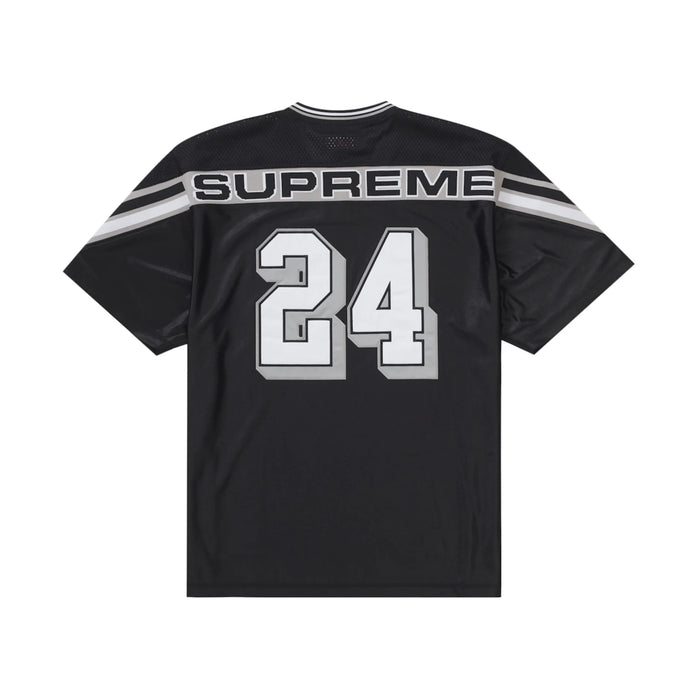 Supreme Jacquard Rib Football Jersey Black