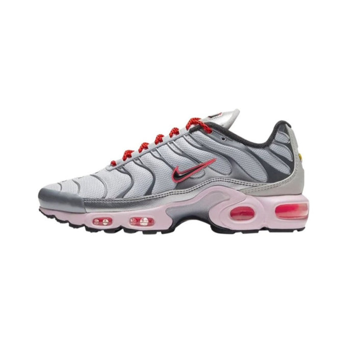 Nike Air Max Plus Metallic Silver Bright Crimson (Women's)