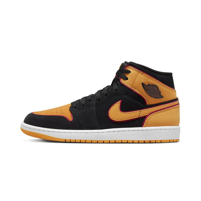 Jordan 1 Mid Fat Tongue Black Orange