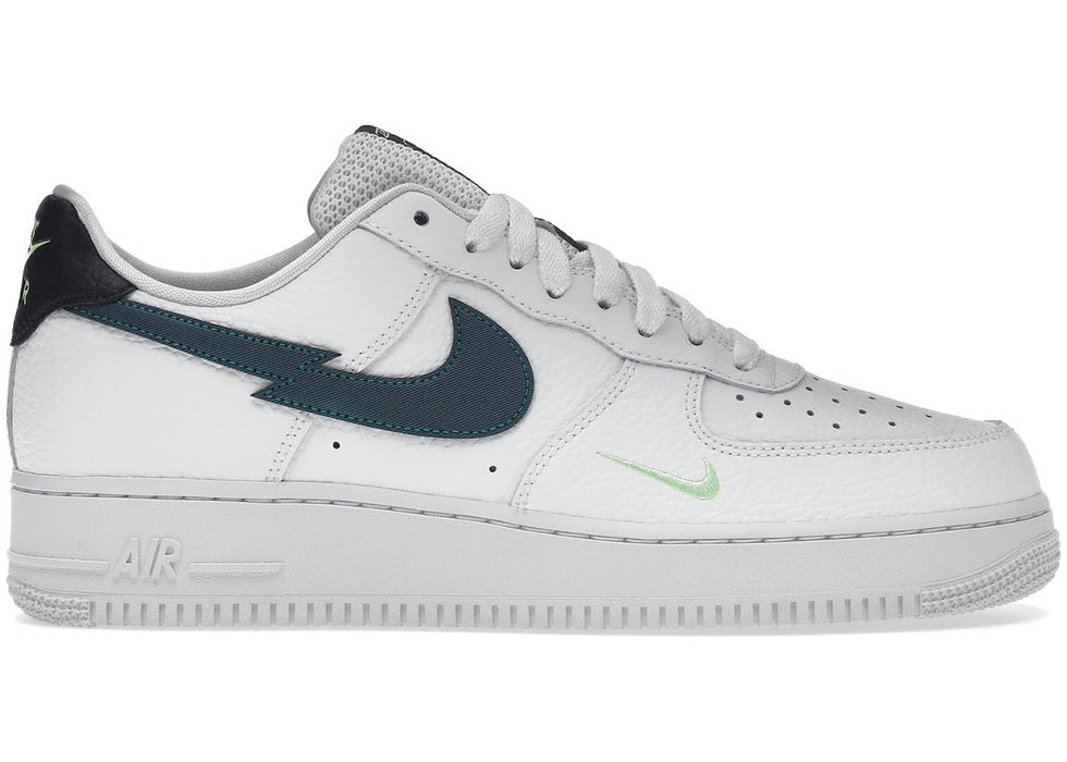 Nike Air Force 1 Low Split Swoosh White Aquamarine