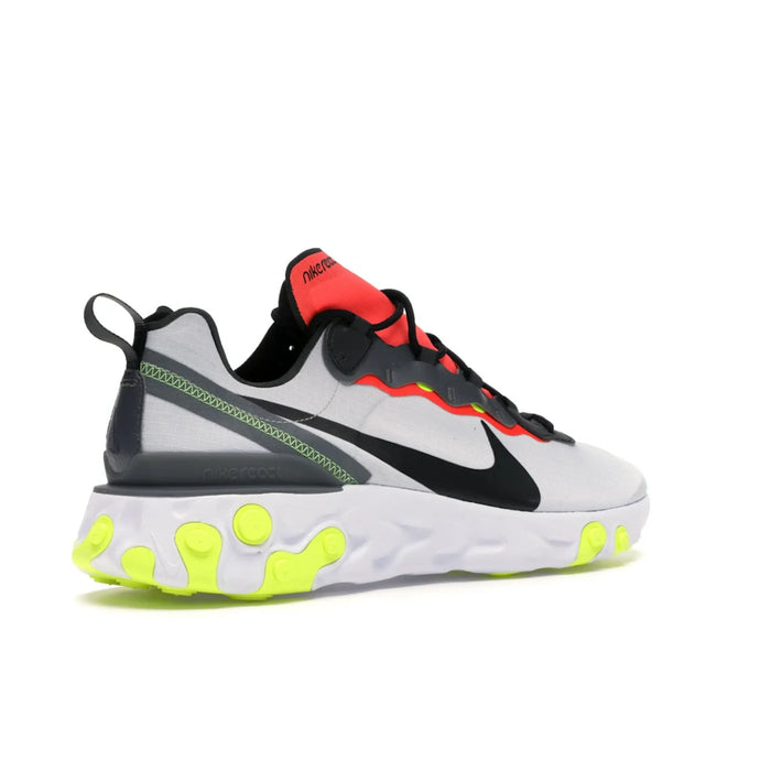 Nike React Element 55 Pure Platinum Jasnokarmazynowy Volt