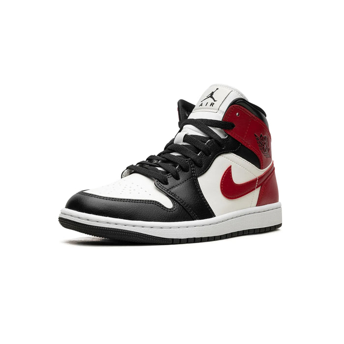 Jordan 1 Mid Gym Red Off Noir (femei)