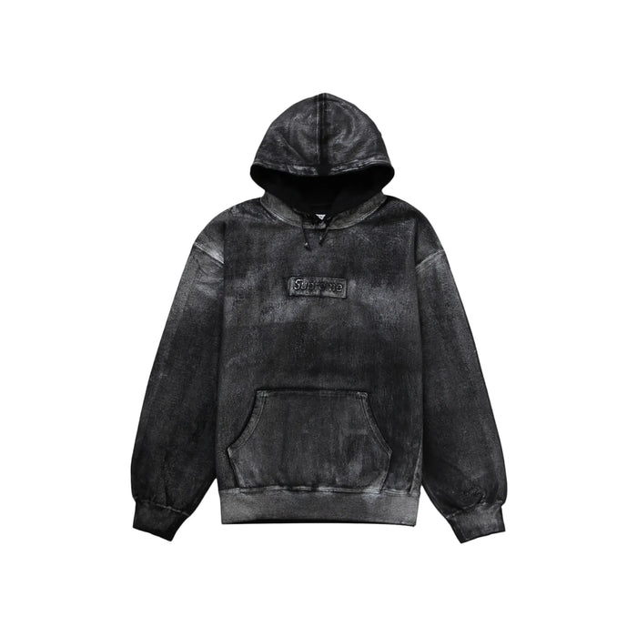 Supreme MM6 Maison Margiela Foil Box Logo Hooded Sweatshirt Black