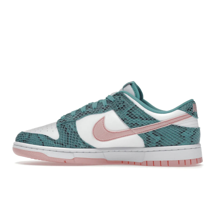 Nike Dunk Low Snakeskin Washed Teal Bleached Coral