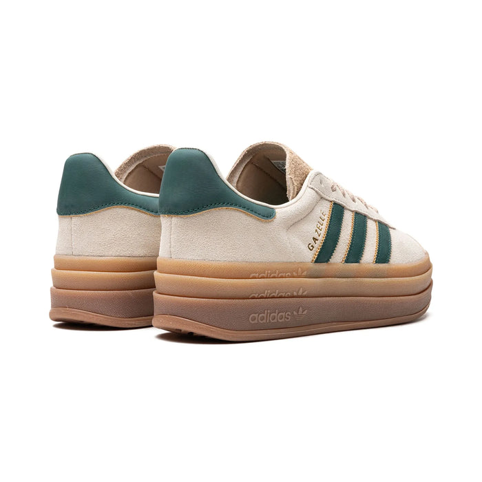 adidas Gazelle Bold Magic Beige Collegiate Green (damskie)