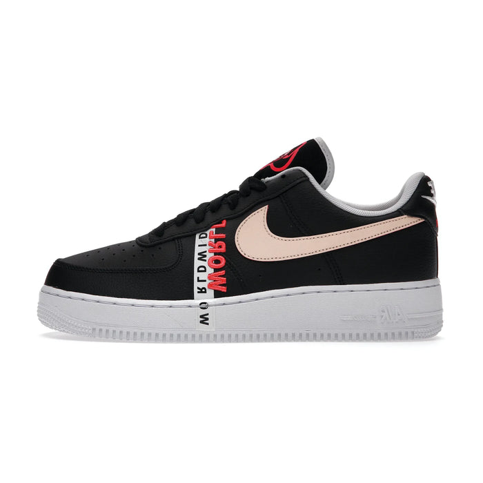 Pakiet Nike Air Force 1 Low '07 LV8 Worldwide w kolorze czarnym Flash Crimson