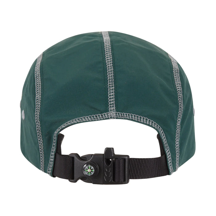 Supreme Reflective Stitch Camp Cap Dark Green