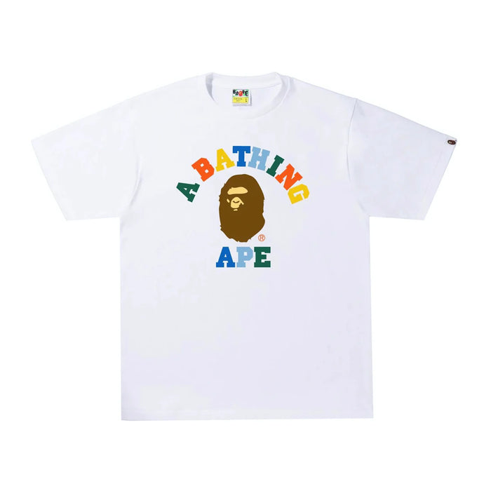 BAPE Colors College Tee (SS22) White